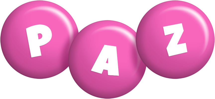 Paz candy-pink logo