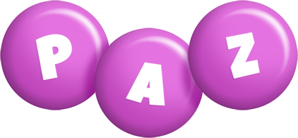 Paz candy-purple logo