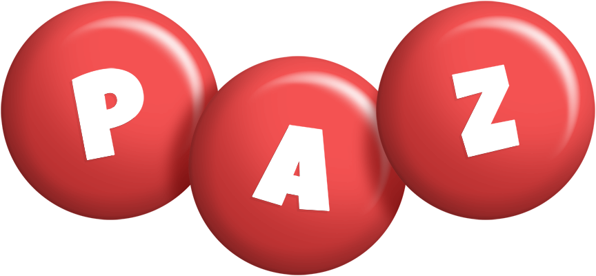 Paz candy-red logo