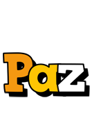Paz cartoon logo
