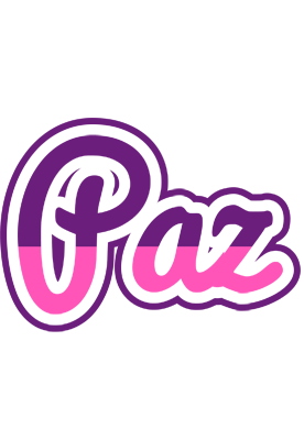 Paz cheerful logo