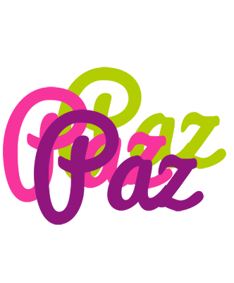Paz flowers logo
