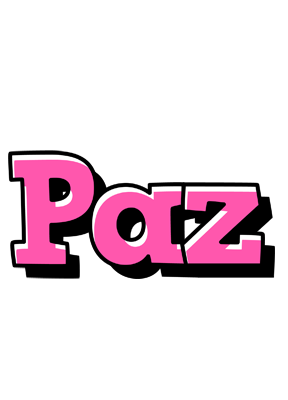 Paz girlish logo