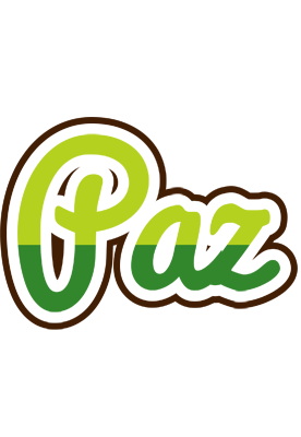 Paz golfing logo