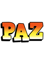 Paz sunset logo