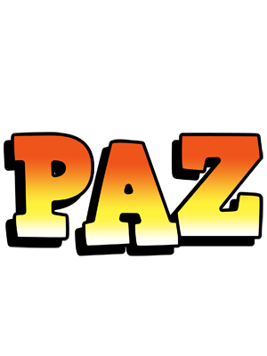 Paz sunset logo