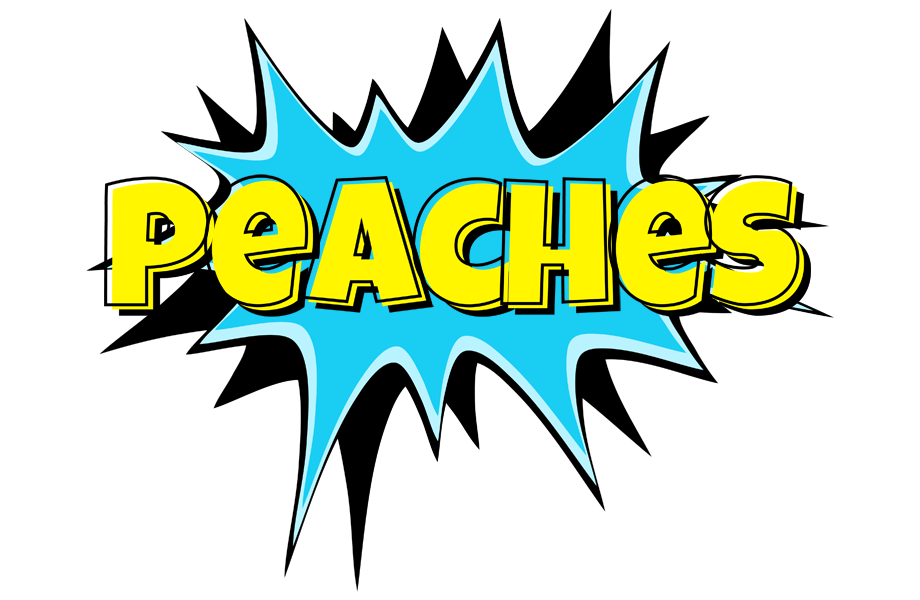 Peaches amazing logo