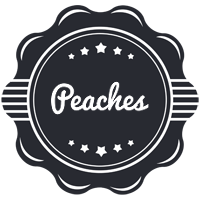 Peaches badge logo