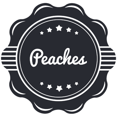 Peaches badge logo