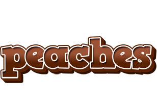 Peaches brownie logo