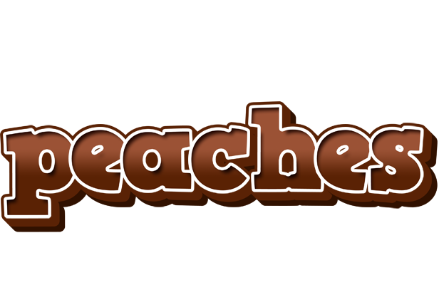 Peaches brownie logo