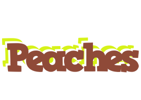 Peaches caffeebar logo