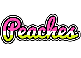 Peaches candies logo