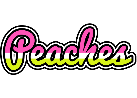 Peaches candies logo