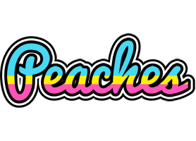 Peaches circus logo