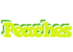 Peaches citrus logo