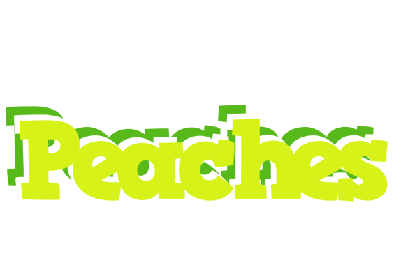 Peaches citrus logo