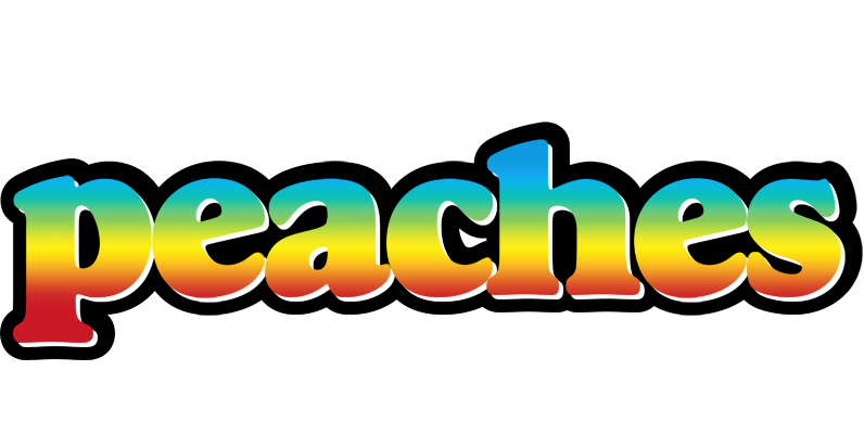 Peaches color logo
