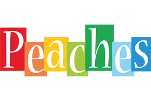 Peaches colors logo