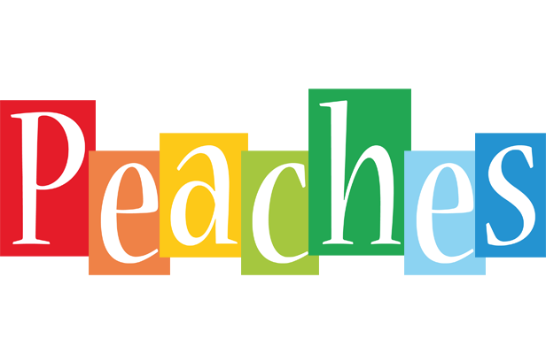 Peaches colors logo