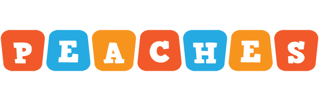 Peaches comics logo