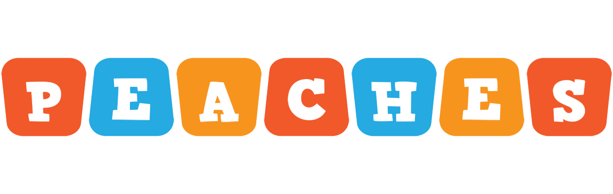 Peaches comics logo