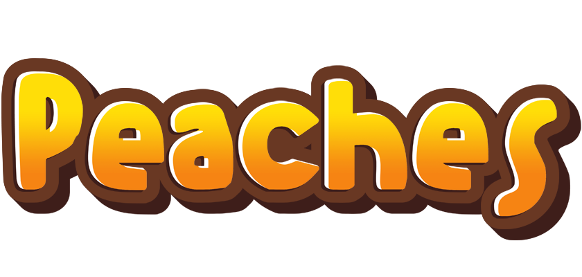 Peaches cookies logo