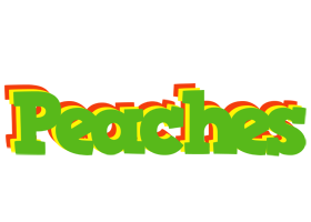 Peaches crocodile logo