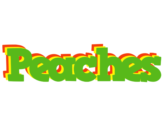 Peaches crocodile logo