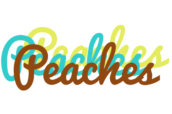 Peaches cupcake logo
