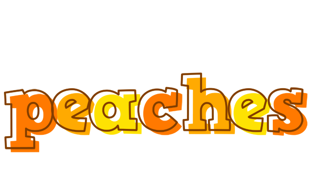 Peaches desert logo