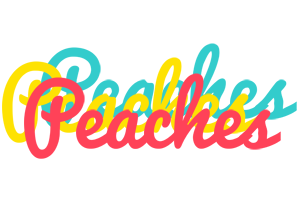 Peaches disco logo