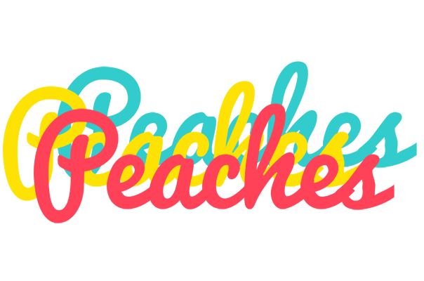 Peaches disco logo