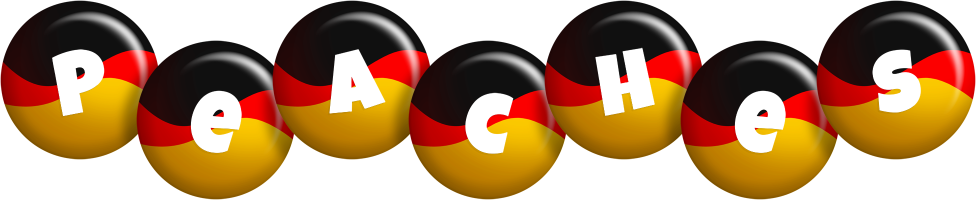 Peaches german logo