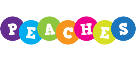 Peaches happy logo