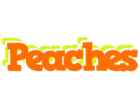 Peaches healthy logo