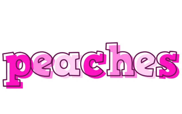 Peaches hello logo