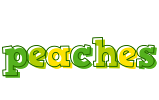 Peaches juice logo