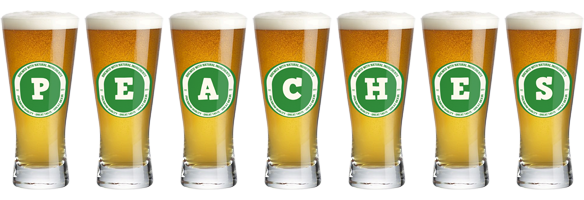 Peaches lager logo