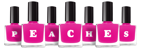 Peaches nails logo