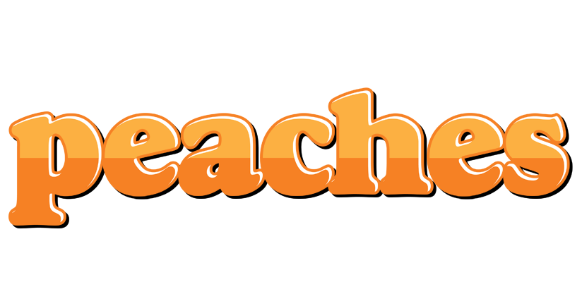 Peaches orange logo
