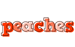 Peaches paint logo