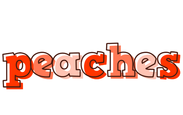 Peaches paint logo