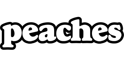 Peaches panda logo