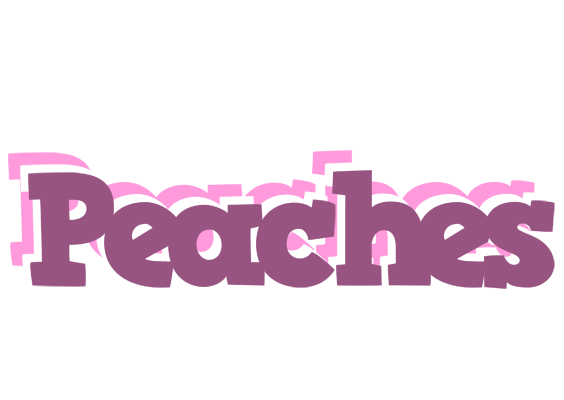 Peaches relaxing logo