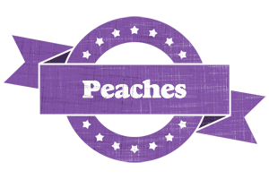 Peaches royal logo