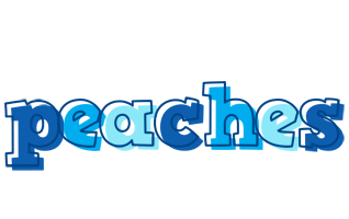 Peaches sailor logo