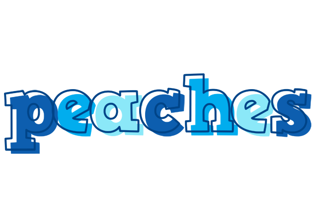 Peaches sailor logo