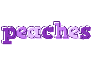 Peaches sensual logo