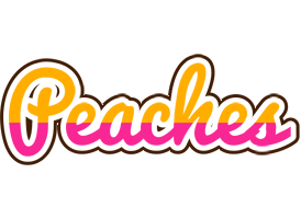 Peaches smoothie logo